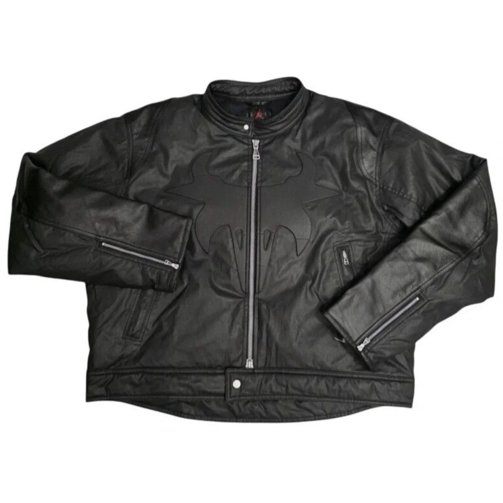 Air Jordan x Travis Scott Cactus Jack Waxed Black Jacket DZ5474-010 Men's M NEW - Picture 8 of 16